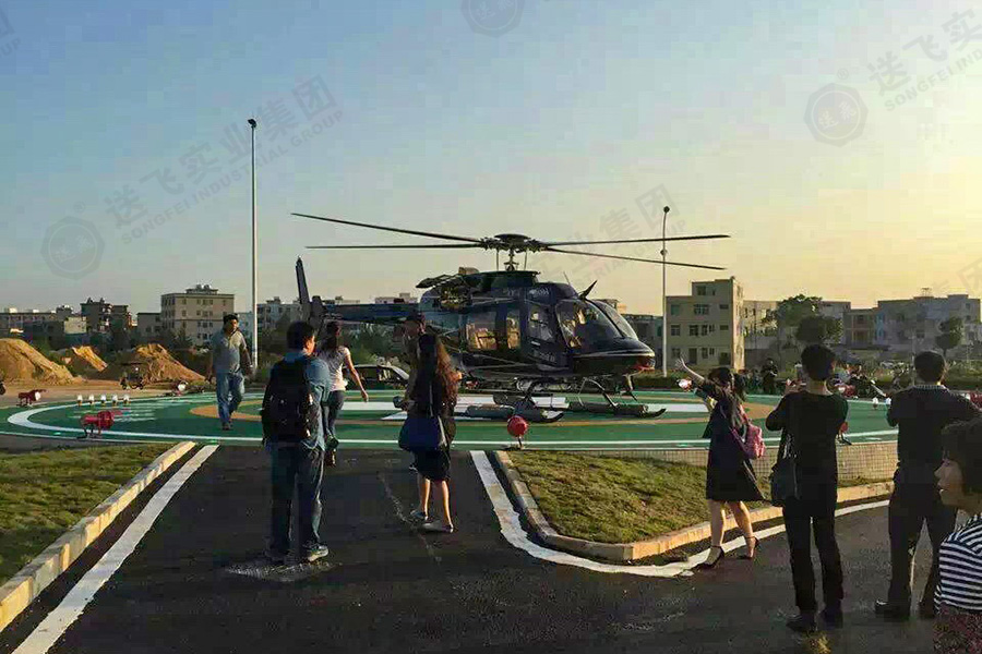 海南?？?海南省腫瘤醫(yī)院 地面停機坪的試飛驗收圖1